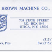 H.F. Brown Machine, Gold corporate donor